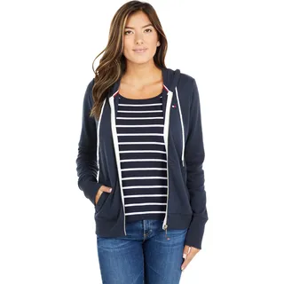 mmy Hilfiger Damen Zip-up Hoodie-Klassisches Sweatshirt Kordelzug und Kapuze Kapuzenpullover, Kapitän des Himmels (Sky Captain), S
