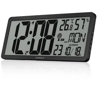 KIENZLE Digitale Wanduhr 0,0 cm  XXL schwarz