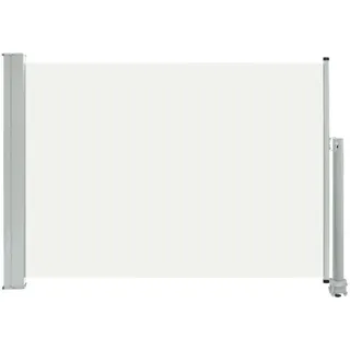 vidaXL Seitenmarkise 80 x 300 cm Creme Polyester