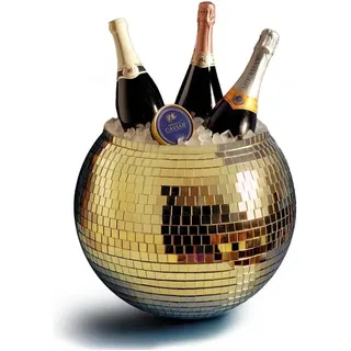 MikaMax Golden Ice Bucket