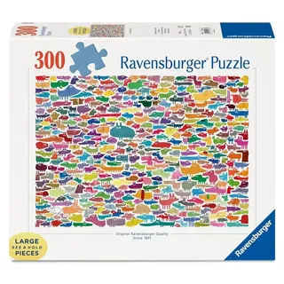 387 Hunde und eine Katze – Großformat-Puzzle (300 Teile)