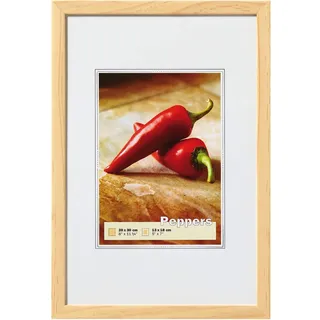 walther + design Peppers Holzrahmen modern beige/braun 30x40 cm 2er Set