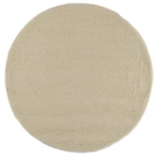 Natur Pur Berberteppich Marok T 250x250 cm , Weiß , Textil , Uni , Rund , 250x250 cm , für Fußbodenheizung geeignet , Teppiche und Böden, Teppiche, Orientteppiche