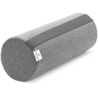 Nackenrolle UniROLL 12x32 cm | Kissen-Rolle für Nacken, Knie & Yoga | Lagerungsrolle aus ergonomischem Visco-Schaumstoff | Rundes Nackenkissen bei Verspannungen | Waschbarer, atmungsaktiver Bezug