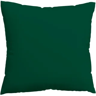 schlafgut Premium Kissenbezug Unifarben Grün 80 x 80 cm