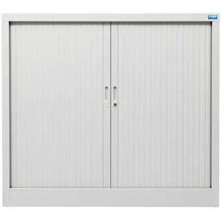STIER Rollladenschrank mit 2 Fachböden 1070x1200x450mm lichtgrau