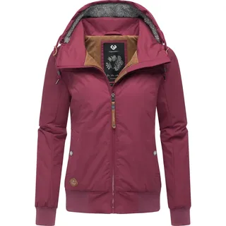 Winterjacke RAGWEAR "Winterjacke Jotty Winter", Damen, Gr. M, rot (wine25), Obermaterial: 100% Polyester PES.  Obermaterial: Futter: 100% Polyester PES. 100% Polyester PES., Jacken Winterjacke