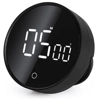 GeeRic Digitaler Küchentimer, Küche Timer mit LED Digital Display,Küchentimer Magnetisch, Eieruhr, Kurzzeitwecker für Home Classroom Gym Büro, Lautstärke einstellbare Produktivität Timer
