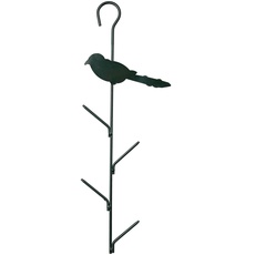 Bild 55620 Vogelhäuschen Grün Metall 9 × 40 cm, dunkelgrün