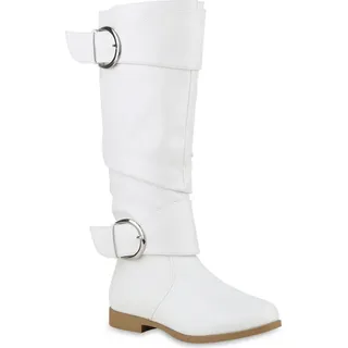 VAN HILL Damen Klassische Stiefel in Weiss