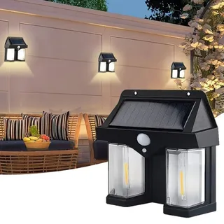 Lampe Licht Strahler Solar Außenleuchte Fluter mit Bewegungsmelder Warm CL-228
