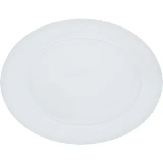 KAHLA Aronda Platte, oval 32 cm | weißer Servierteller aus Porzellan