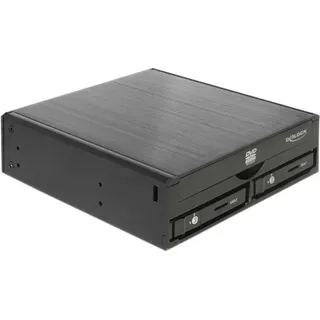 DeLock 5.25" Wechselrahmen auf 2x 2.5" SATA 1x 5.25" Slimline (47230)
