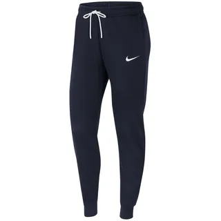 Nike Damen W Nk Flc Park20 Pant Kp Trousers, Obsidian/White/White, S