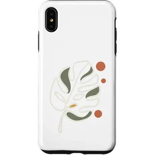 Hülle für iPhone XS Max Monstera Deliciosa I Tropische Zimmerpflanze Topf Zucht