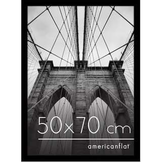 Americanflat Bilderrahmen schwarz 50x70 cm 2er Set