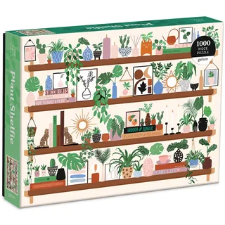 Galison Plant Shelfie 1000 Piece Puzzle
