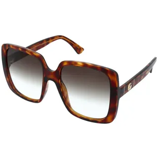GUCCI GG0632S Damen-Sonnenbrille Vollrand Rectangular Kunststoff-Gestell, braun