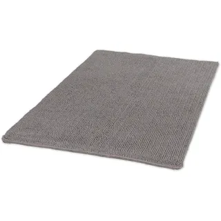 SCHÖNER WOHNEN-Kollektion Badematte "Bahamas Uni" Höhe 30 mm fußbodenheizungsgeeignet beidseitig verwendbar, hellgrau