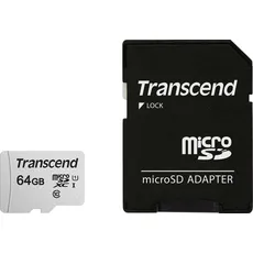 Bild USD300S microSDXC UHS-I Class 10 U1 A1 + SD-Adapter 64 GB