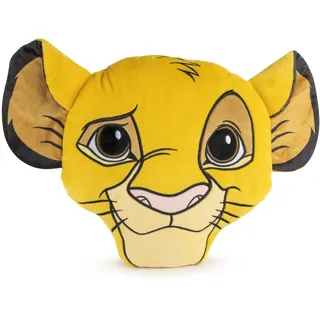 Jay Franco Disney Der König der Löwen Simba Dekoratives Geformtes Kissen 30 cm Weiches Kinderbettkissen