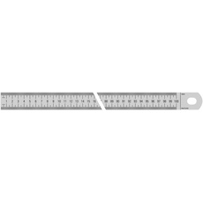 Metrica Massstab Verchromt 300X30X1Mm/Zoll, 25151