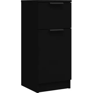 vidaXL Sideboard 30 x 70 x 30 cm Schwarz