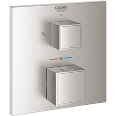 Bild Grohtherm Cube Thermostat-Brausebatterie mit 2-Wege-Umstellung für Rapido SmartBox, 24154DC0