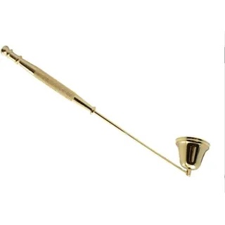 Kerzenlöscher aus Metall, goldfarben, mit langem Griff, Zubehör, Kerzenzubehör