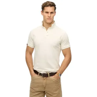 Superdry Vint Destroy Kurzarm-poloshirt - Destroy Chalk White - S