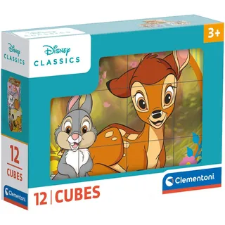 CLEMENTONI Block Puzzle Disney Classic 12 pcs. Block