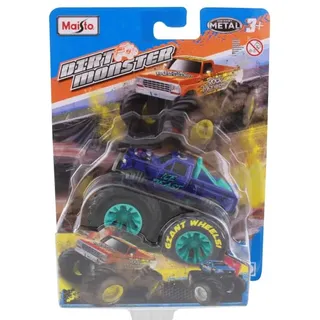 MAISTO - Dirt Demons Monster Truck – Neu 2024: Sortiment an Fahrzeugen Monster Truck – 4 ab 3 Jahren – M15481