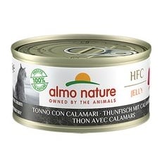 24x70g Ton cu calamari în gelatină HFC Natural Almo Nature Hrană umedă pisici