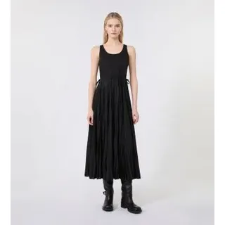 Weekend Max Mara für Damen. 2625626071650 Schwarzes Kleid Classi (M), Lässig, Baumwolle, Ärmellos / Hosenträger