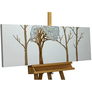 Kunstloft Holzbild Braun 120/40 cm , Holz , 3.57x40 cm , Bilder & Rahmen, Bilderrahmen, Bilderrahmen & Fotorahmen