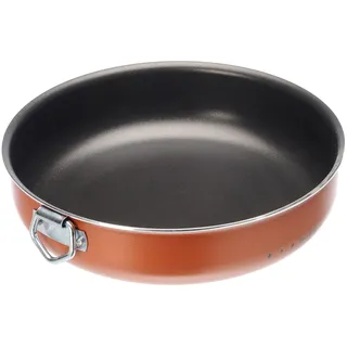 Alluflon Zecchino Hohe Kuchenform Antihaft, Durchmesser 24cm, Aluminium, Orange