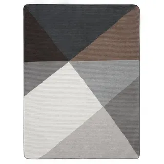 Biederlack Feel Cord Kuscheldecke 150 x 200 cm Braun/Grau