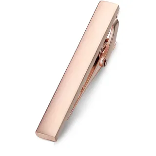 HONEY BEAR 4cm Herren Kinder Krawattennadel Krawattenklammer für schmale Krawatten Tie Clip 1.57inch (Roségold 4cm)