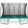 Trampolin Comfort 366 x 244 cm Grün