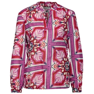 STREET ONE Damen A344657 Print Tunika Bluse, Magnolia pink, 36