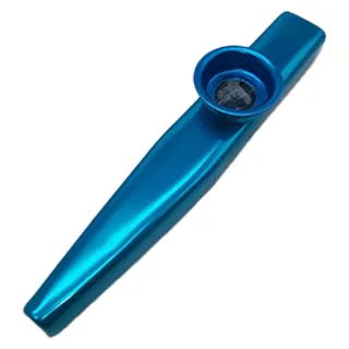 Kazoo Flöte, Aluminium, leicht zu spielen, professionelles Musikinstrument, Geschenke, Blau