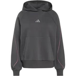 adidas Kapuzenpullover Hoodie Grey Six/St Tropic Bloom 34