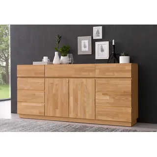 Home Affaire Sideboard 180 cm Braun / Beige
