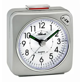 Atlanta Quarzwecker blau