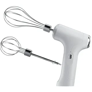 Elektrischer Schneebesen, Tragbarer Handmixer USB Wiederaufladbare Handheld -Eierschläger für Schlag, Mischen, Pudding (Weiß)