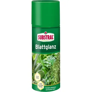 Substral Blattglanz Spray 200ml gegen Kalkränder & Staub für frischen Glanz | Anwendungsfertiges Aerosol zur Pflege von Zimmerpflanzen | Wirkt staubabweisend | Beseitigt Kalkränder