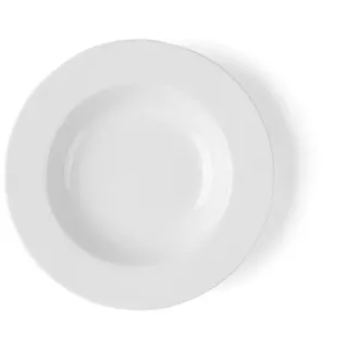 Holst Porzellan PN 123 Porzellan Teller tief 23 cm Plano Weiß 23 x 23 x 3,5 cm 6 Stück
