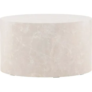 FURNLUX Coffee Table York Marble Grey 80cm / Hauptfarbe: Grau / Abmessungen: 80 x 80 x 45 cm - Grau