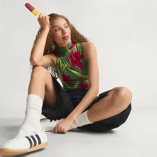 adidas x Farm Rio Bodysuit preloved lime-bahia magenta-crew green (AFH9) XS