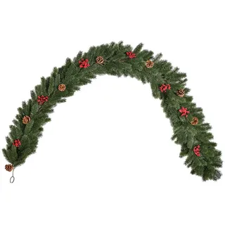 Homcom Weihnachtsgirlande grün
